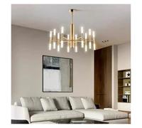 Genérico Modern LED Geometric Chandeliers For Living Room Atmospheric Blooming Pendant Lamps Dining Bedroom Hanging Light