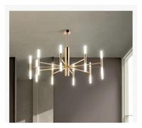Genérico Modern LED Geometric Chandeliers For Living Room Atmospheric Blooming Pendant Lamps Dining Bedroom Hanging Light
