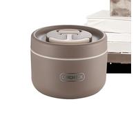 Genérico Modern Lunch Container - Tarro de comida insular, para caliente y frío | Acero inoxidable con PP Lid, 650 ml Wide Mouth Storage, Lightweight 220 g Portable Lunch Box for Soup, Arroce, Pasta