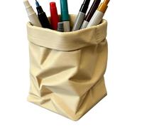 Genérico Modern Pen Holder, Crumpled Paper Organizer, Office Storage Accessory, Classroom Study Desktop Fixture, Home School Teacher Artist Companion, Utility Gear for Kids, Students, Professionals