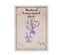 Genérico Modern Tarot Deck, Mystical Oracle Cards, Fortune Reading Game Set, Entertainment Board Playing Tool, Spiritual Divination Card Collection, Party Gear for Friends, Gathering, Witch Use, 77g