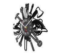 Genérico Modern Wall Clock Decor - Silent Analog Timepiece Display, Creative Tool Theme Wall Accent, Clear Number Readable Face, Designed with Non Ticking Quartz Movement System