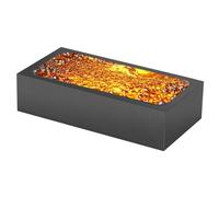 Genérico Molde de Bloque de Grafito Negro 100x50x25 Mm para Fundición de Metales No Ferrosos, Crisoles de Grafito para Fundir Metales, Recipiente Resistente a Alta Temperatura Adecuado