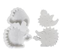 Generico Molde de cemento - Forma de fusión de silicona 3D con forma 3D de 6 pulgadas para proyectos artesanales, de vacaciones con función de resina, molde epoxi para decoración de escritura