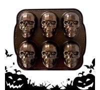Generico Molde de chocolate en forma de calavera - Bandeja para hornear en