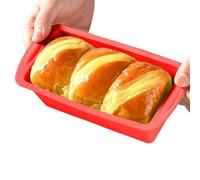 Genérico Molde de silicona es: bandeja para hornear antiadherente, superficie de fácil liberación, diseño resistente al calor | Herramienta versátil para hornear para preparación de pan, muffins, qu