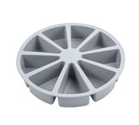 Generico Molde de silicona para hornear, molde de silicona antiadherente, 10,43 x 1,97 pulgadas, Easy-Release Portion Pan, Heat-Resistant, Multi-Use Bakeware for Pizza, Scones, Jelly, Mousse, Home