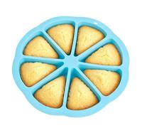 Generico Molde de silicona para pizza - 8 cavidades triangulares, apto para principiantes, profesionales, cumpleaños, vacaciones, , encuentros, eventos temáticos en casa