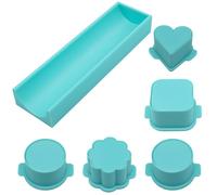 Genérico Molde para Cake - Utensilio de Cocina con Liberación Fácil | Moldes con Formas para Cake - Para Celebraciones, Bodas, Postres, Plastilina, Caramelo, Chocolate