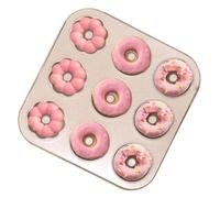 Genérico Molde Para Donuts - Bandeja De Cocina Antiadherente - Bandejas Para Donuts Para Horneado - Para Horno Y Preparación De Desayuno Y Elaboración De Postres Y Fabricación De Aperitivos