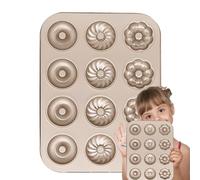 Genérico Molde Para Donuts - Molde Antiadherente, Para Agujeros De Donuts - Para La Cocina Casera La Preparación De Desayuno Postres Y Elaboración De