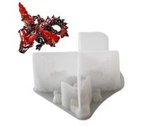 Generico Molde para dragón de - Forma de dragón, Molde para fundición de Silicona, Herramienta artística de Resina estética | Ornamento de Escritorio Hecho a Mano, decoración para Fiestas en