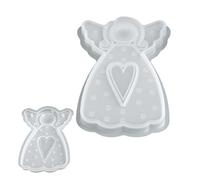 Generico Molde para fundición de silicona navideña, para hormigón, para decoraciones colgantes, para organizadores de , aficionados, manualidades, talleres, fabricantes de joyas