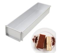 Generico Molde para tarta del rectángulo Insicciolo 15.74x3.93x2.36 En Model Model Ice Cream Guárdalo Con Una Placa En El Lado Para Evitar La Deformación. Este Set De Horno De Molde Es Un Mu