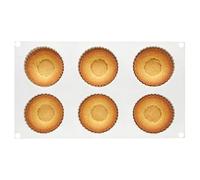Genérico Moldes De Silicona Mousse | Molde Silicona 6 Cavidades Fácil Desmoldeo,Bandeja Elaboración Postres Franceses - Para Helado, Pudín, Caramelos, Pastelería, Trufas Y