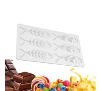 Genérico Moldes de Silicona para Fondant,Silicona flexible de fácil desmoldado | Moldes de, hueso para arcilla | para Principiantes y Expertos, Manualidades con Resina, Magdalenas, Galletas y