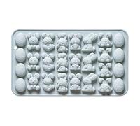 Genérico Moldes De Silicona Para Pascua,Utensilios de Horno Reutilizables de Alimenticio - Moldes de Silicona para Repostería | Para Decorar Galletas, Pasteles y Caramelos en Cocina Casera,