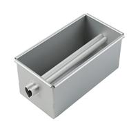 Genérico Moldes para pan - Molde antiadherente de aleación de aluminio,Molde para pan para hornear largo y reutilizable con tubo extraíble es, pastel de carne para sándwiches