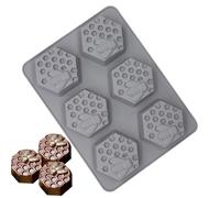 Genérico Moldes Para s,6 Cavidades Resistentes Al Calor Utensilios De Repostería,Molde Para Chocolate Y - Para La Elaboración De Jabón Gelatinas Pastel Panqueque Y Postre