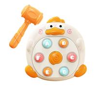Genérico Mole Game Toy, Cartoon Duck Hammer Toy, Interactive Learning Activity, Educational Fine Motor Skill Builder, Fun Knock Play Set, Made from Abs Material, 6.3x6.3x2.09in
