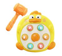 Genérico Mole Game Toy, Cartoon Duck Hammer Toy, Interactive Learning Activity, Educational Fine Motor Skill Builder, Fun Knock Play Set, Made from Abs Material, 6.3x6.3x2.09in