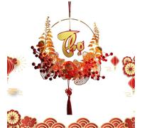 Genérico Mond-New Year'S Wreath, Vietnamita de Año Nuevo, Ornamento del Festival de Primavera de Año Nuevo, Door Tag God of The Wreath, Decorativos para en El Salón
