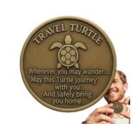 Genérico Moneda de colección, Moneda Conmemorativa | Animales Marinos Viajes de Bolsillo de Bolsillo Abrazo | Recuerdo de Metal de Doble Cara, coleccionables Especiales para viajeros y coleccionistas