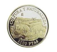 Genérico Moneda Plata España 1994 2000 PTS Toro Lidia