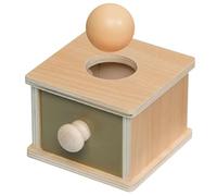 Genérico Monedas Infantil - Madera, 11x12.5x8cm Juguete Motricidad Fina | Diseño Madera Suave Duradero Regalo Cumpleaños, Navidad, Educación Preescolar
