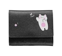 Genérico Monedero Lindo - Monederos Lindos, Mujer | Cartera Triple con Compartimento para Dinero de PU, Carteras Lindas de Dibujos Animados para Mujer, pequeña