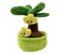 Genérico Money Tree Plush Toy - Short Plushh Small Size | Cuddly Doll with Soft Filling, Comfort Hug Pillow, Cute Potted Plant Decor | Kids Teens Adults Room Office Bed Sofa Gift Fun Novelty