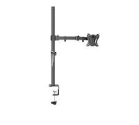 Genérico Monitor Stand, Soporte de Monitor Acero 800mm, DL-T902-180 Movimiento Completo 360 Grados, Abrazadera 10 "-27", Brazo Montaje Base, Carga 11kg,for Home(with Grommet Base)