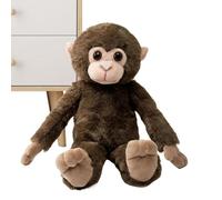 Genérico Monkey Plush - Realistic Soft Toys with Long Hands | Small Animals Stuffed Toys Dolls Suitable For Kids Girls Boys Fans Adults Office Bedroom Living Room Travel Birthday Party