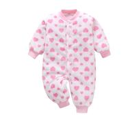 Genérico Mono de Forro Polar y Abrigado para Bebés Recién Nacidos Niña y Niño con Cierre Fácil y Confort Duradero Nacimiento (3-6 Months)