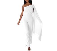 Genérico Mono De Mujer Elegante - Mono Termico Mujer - Vestido De De Noche De Un Hombro para Mujer con Atractivo para Ser Elegante Y Favorecedor