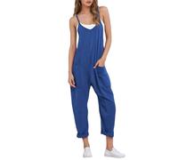 Genérico Mono Mujer Elegante Boda - Mono Esqui Mujer - Monos De Tirantes De Independent Station para Mujer De Tallas Grandes Y Europeas