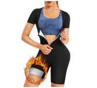 Genérico Mono Mujer Fiesta - Monos Mujer Boda - Mono Estampado Informal con Botones Al Frente Estilo Peto con Tirantes Ideal para Fiestas Navideñas