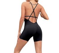 Genérico Mono Mujer Invierno - Monos De Mujer Deportivos - Vestido De Yoga para Mujer Sexy Ajustado Sin Vergüenza Sin Espalda Color Sólido Pantalones Deportivos De Fitness
