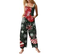 Genérico Mono Plateado Mujer - Monos Mujer - Monos De Tirantes De Independent Station para Mujer De Tallas Grandes Y Europeas