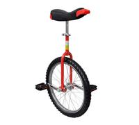Genérico Monociclo Ajustable Rojo 20 Pulgadas,Monociclos-90844
