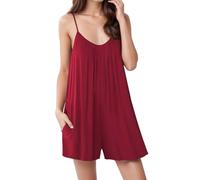 Genérico Monos De Mujer Casual - Monos Mujer Trabajo - Mono De Bolsillo con Estampado De Leopardo Estilo Callejero Retro para Mujer Pantalones De Pierna Ancha Holgados Informales para Primavera/Otoño