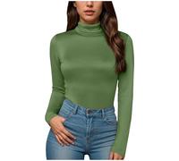 Genérico Monos Mujer- Ropa Interior De Cuello Alto De Color Liso Ajustada Y Moldeadora