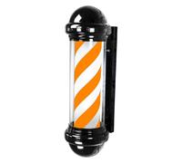 Genérico Montaje en Pared Luz giratoria de peluquería LED Barber Sign Rotary Illuminating Pole, Barber Pole con lámpara LED Peinado Poste Giratorio luz para Peluquería Peluquería (B)