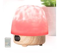 Genérico Moon Lamp with LED Light and Speaker, Remote Control 3D Galaxy Nightlight for Bedroom, Nursery, Living Room, Dorm, Travel, Camping, Party, and Birthday Decor, 4.33x4.33x4.92 inches