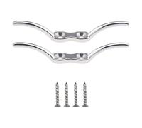 Genérico Mordaza para Barco - Accesorios Compactos de Acero Inoxidable para Muelles,Accesorios para Amarre - para Canoas, Marítimas, Muelles, Kayaks, Amarre