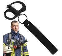 Generico Mosquetón fijo de acero inoxidable | Cordón con de acero inoxidable para aparejos | Bombero, accesorio automático para bomberos para profesionales o aficionados