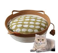 Genérico Mostín de Cama para Perros - de Mascotas de algodón Transpirable. Viene con un Fondo no Deslizante. Cama Lavable a máquina. Cómodas Almohadillas para Dormir Acolchadas para Cachorros, gat