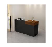 Genérico Mostrador de recepción con Cerradura y cajones, Mesa de Madera para Oficina, clínica, Comercio minorista, salón de Belleza y vestíbulo - 120 cm/47,2 Pulgadas, diseño del Lado Derecho