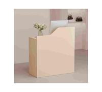 Genérico Mostrador de recepción Moderno con Cerradura y cajón - para cajeros, Salones de Belleza, Salones de uñas y barberías (Albaricoque, 60 cm/23,6 Pulgadas)