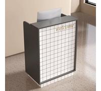 Genérico Mostrador Recepcion Compacto con Cajon & Cerradura, Mostradores for Tiendas con Espacio de Almacenamiento Abierto, for Salones de Belleza, Boutiques